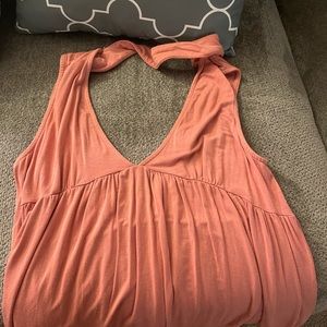 Low cut casual blouse